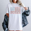 American Flag, States, USA, Patriotic, America, 4th of July Tshirt, Women's Comfort Colors Tee