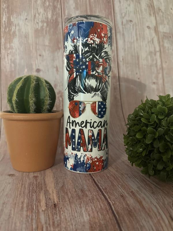 American Mama - 4th of July Tumbler T-Shirts, Hoodie, Sweatshirt | DripVista.com