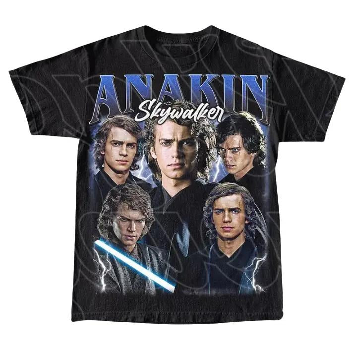 Anakin Skywalker Vintage T-Shirt, Gift For Fans, Movie Fan Shirt, Movie Shirt