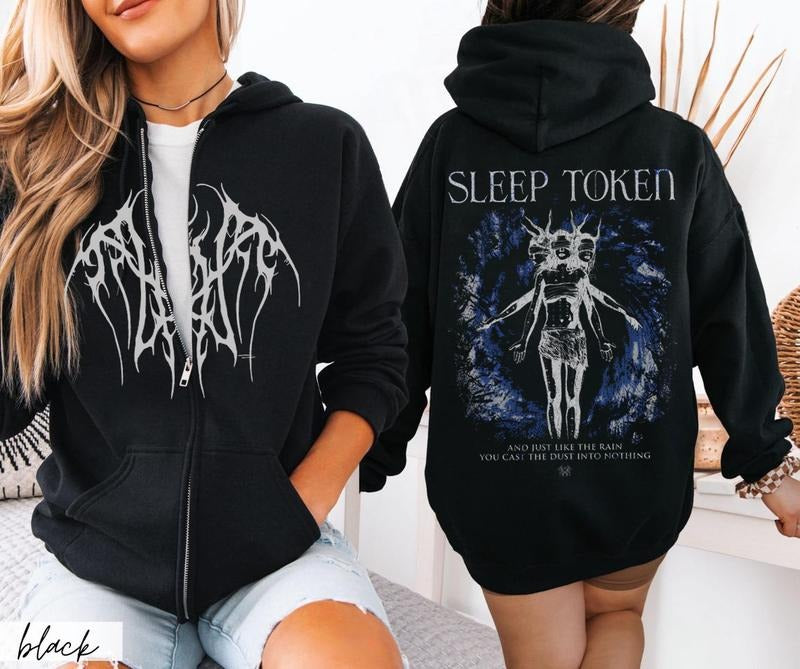 And Just Like The Rain ... Sleep Token Unisex ZIP Hoodie, Gift for fans Womenswear