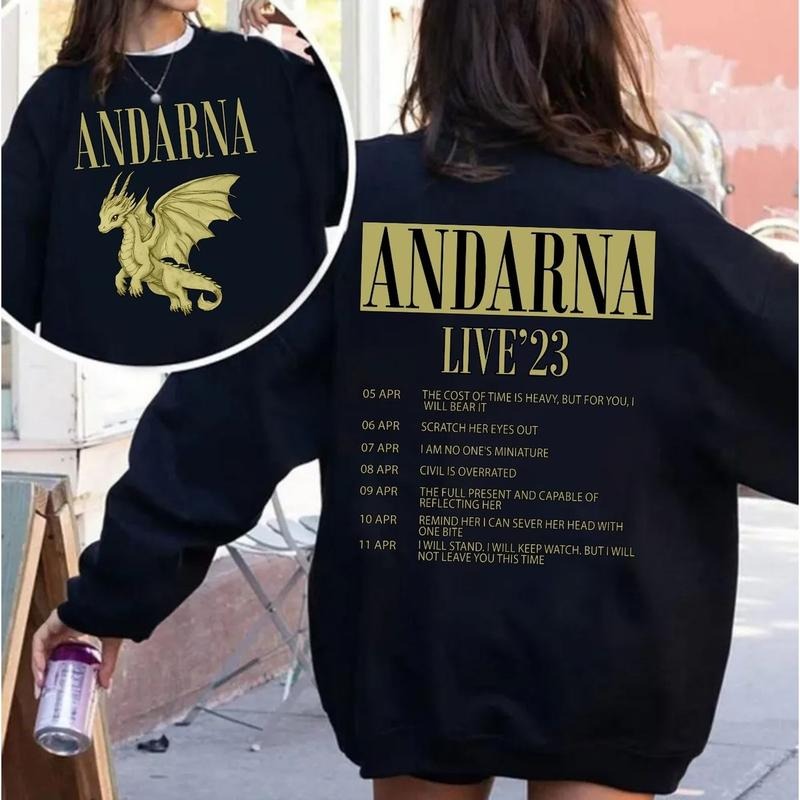 Andarna Fouth Wing Iron Flame Sweatshirt Fourth Wing Merch Basgiath War College Bookstagram Romantasy Gifts Booktok Merch Xaden Riorson Pullover Tee