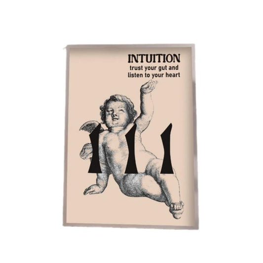 Angel Numbers Print, 111 Intuition Poster, Trendy Wall Art, Dorm Room Decor, Gifts For Her Wall Decor, Poster Prints No Frame, Wall Decoration, Wall Posters, Gifts For Birthday Christmas Xmas