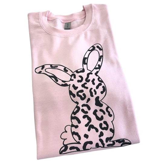 Animal Print Bunny Sweatshirt