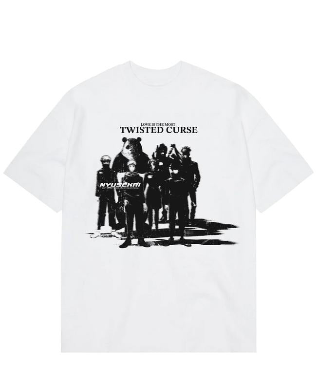 Anime "Phantom Troupe" Hunter x Hunter Anime Double Printed Vintage Oversized Tee Unisex Oversize Anime Manga Heavyweight...