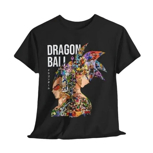 Anime Duo T-Shirt, Dragon Ball Z Shirt, Anime Fan Gift, Anime Character Tee, Gift for Manga Lover, Saiyan Warrior Top