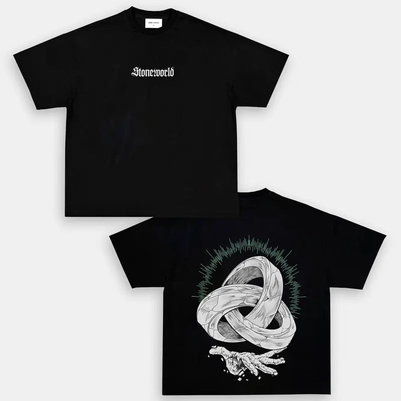 Anime Stone World Medusa - Oversize T-shirt Hoodie, Sweatshirt | DripVista.com