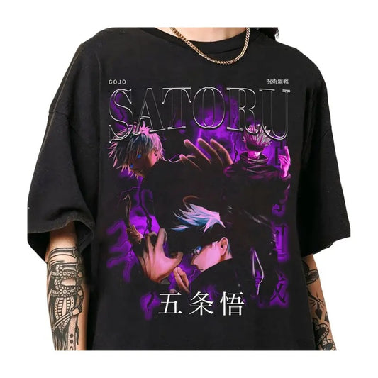 Anime Vintage Gojo Satoru Shirt, Anime Lover Shirt, Anime Shirt, Anime Manga Shirt