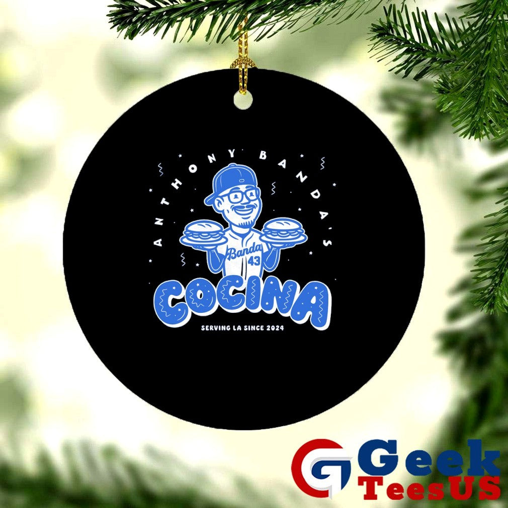 Anthony Banda’s Cocina Los Angeles Dodgers serving since 2024 shirt