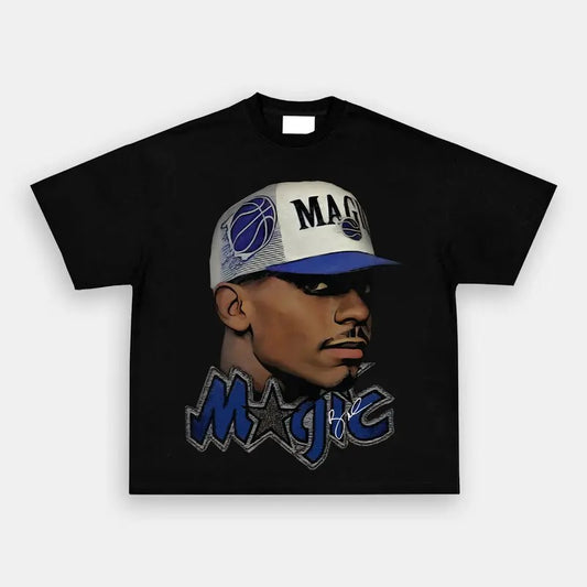 Anthony Edwards Michael Jordan Timberwolves Design Graphic T-Shirt Cotton Menswear