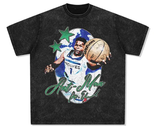 Anthony Edwards Tee 2025 Vintage 90s Graphic T-Shirt A1, Classic Funny Tee, Short Sleeve, Rugby Fan Gift Menswear Top, Womenswear Top Streetwear