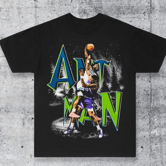 Anthony Edwards Tshirt, Ant Man Shirt, Dunk Over John Collins, Minnesota Basketball, Shai Gilgeous Tshir, Streetwear Tee, Basketball Lover Gift, Unisex T-Shirt, Gifts For Men Women, Short Sleeve Tee Shirt