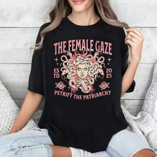 Anti-Patriarchy Medusa Shirt for Feminist and Activists Social Justice Crewneck Pro Roe Shirt Woman's Rights Shirt Feminist Oversized Merch