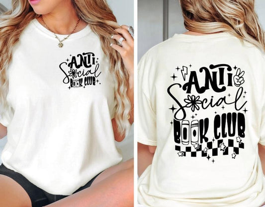 Anti-Social Book Club T-shirt