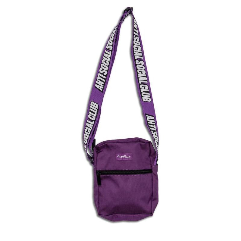Anti Social Social Club Get Weird Side Bag Purple (ASSP124) One Size