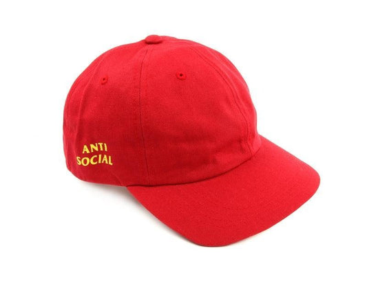 Anti Social Social Club Hat Red (ASSM120) Men's Size OS