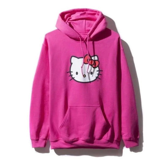 Anti Social Social Club Hello Kitty Pink Hoodie (ASSW454) Men's Size XS-XL