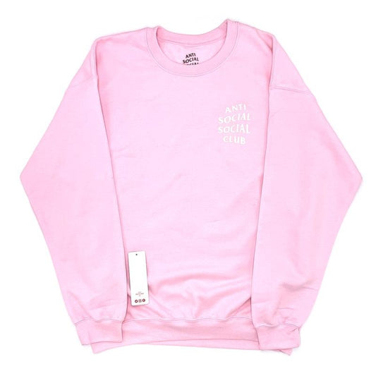Anti Social Social Club Know You Better Crewneck Pink (ASSW369) Men's Size M-XL