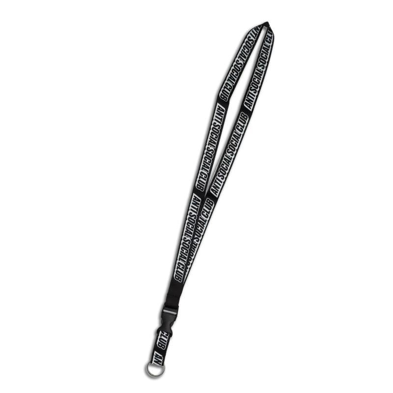 Anti Social Social Club Lanyard Black (ASSP114) One Size