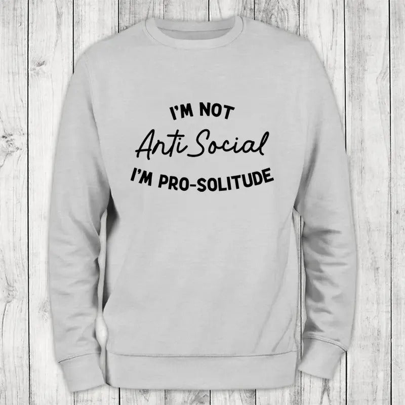 Anti-Social Sweatshirt Classic Womenswear T-Shirts, Hoodie | DripVista.com