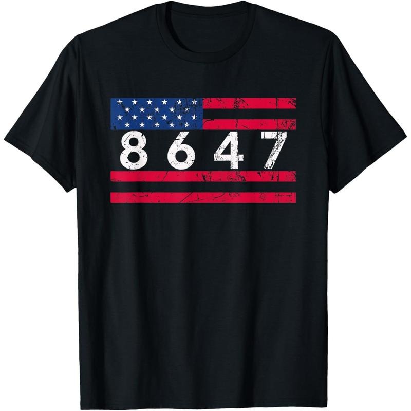 Anti Trump Impeach 47 8647 86 47 47th President US Flag T-Shirt Hoodie, Sweatshirt | DripVista.com