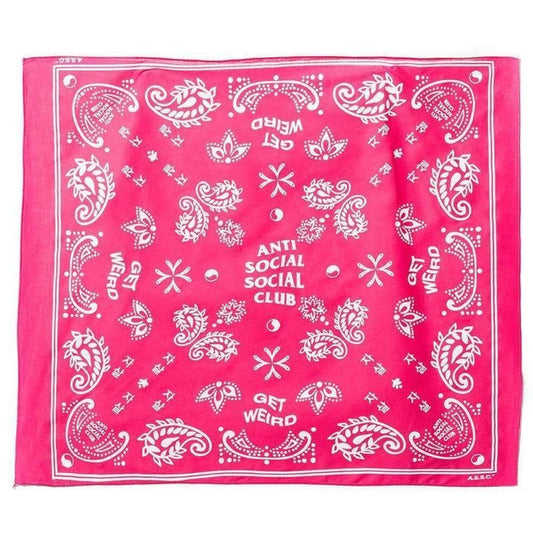 Antisocial Social Club I Dont Want To See You Pink Bandana (ASSJ001) One Size
