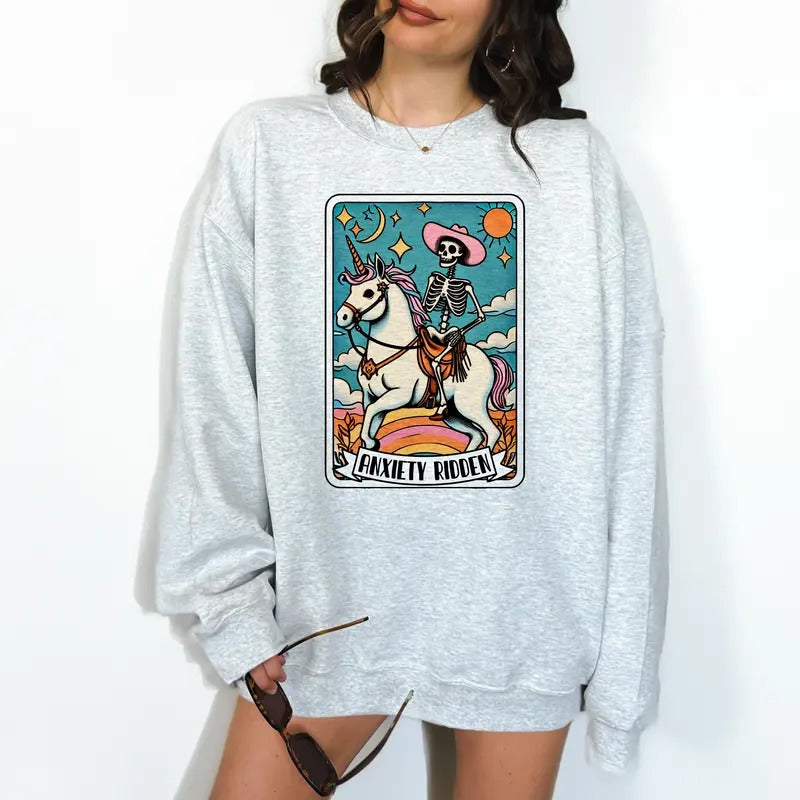 Anxiety Ridden - Unisex Crewneck Sweatshirt