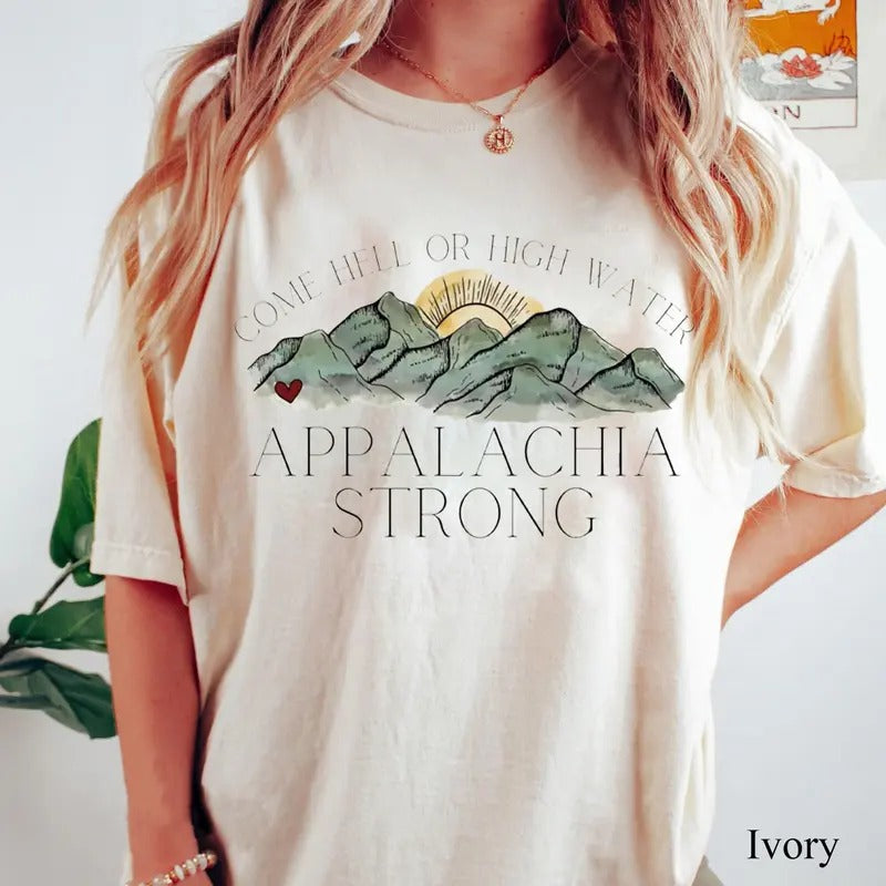 Appalachia Strong Mountain T-Shirt, North Carolina Hurricane Helene T-Shirt, North Carolina Strong SweaT-Shirt, Gift For Her, Gift For Him