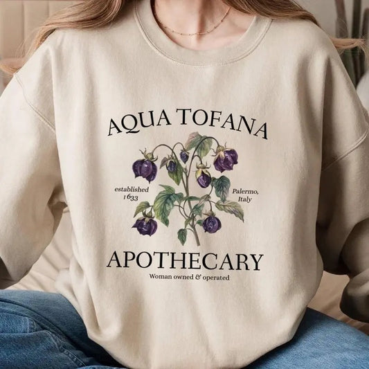 Aqua Tofana Apothecary Sweatshirt, Feminism Shirt, Woman's Right Sweatshirt