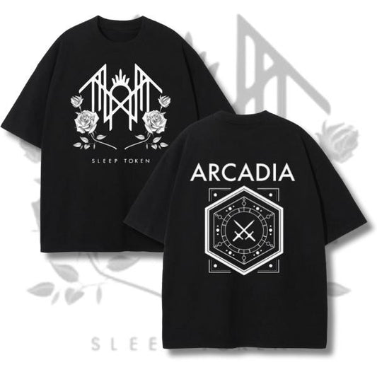 "Arcadia" T-Shirt, Sweatshirt, Hoodie black Vintage Design by Sleep Token, Gift For Rock Music Lover, Gift For Sleep Token Fan, Tour 2025