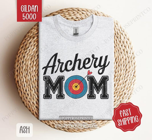 Archery Mom Shirt Gildan, Sports Mom Women's Tee, Cute Mom Women's Tshirt Plus Sizes