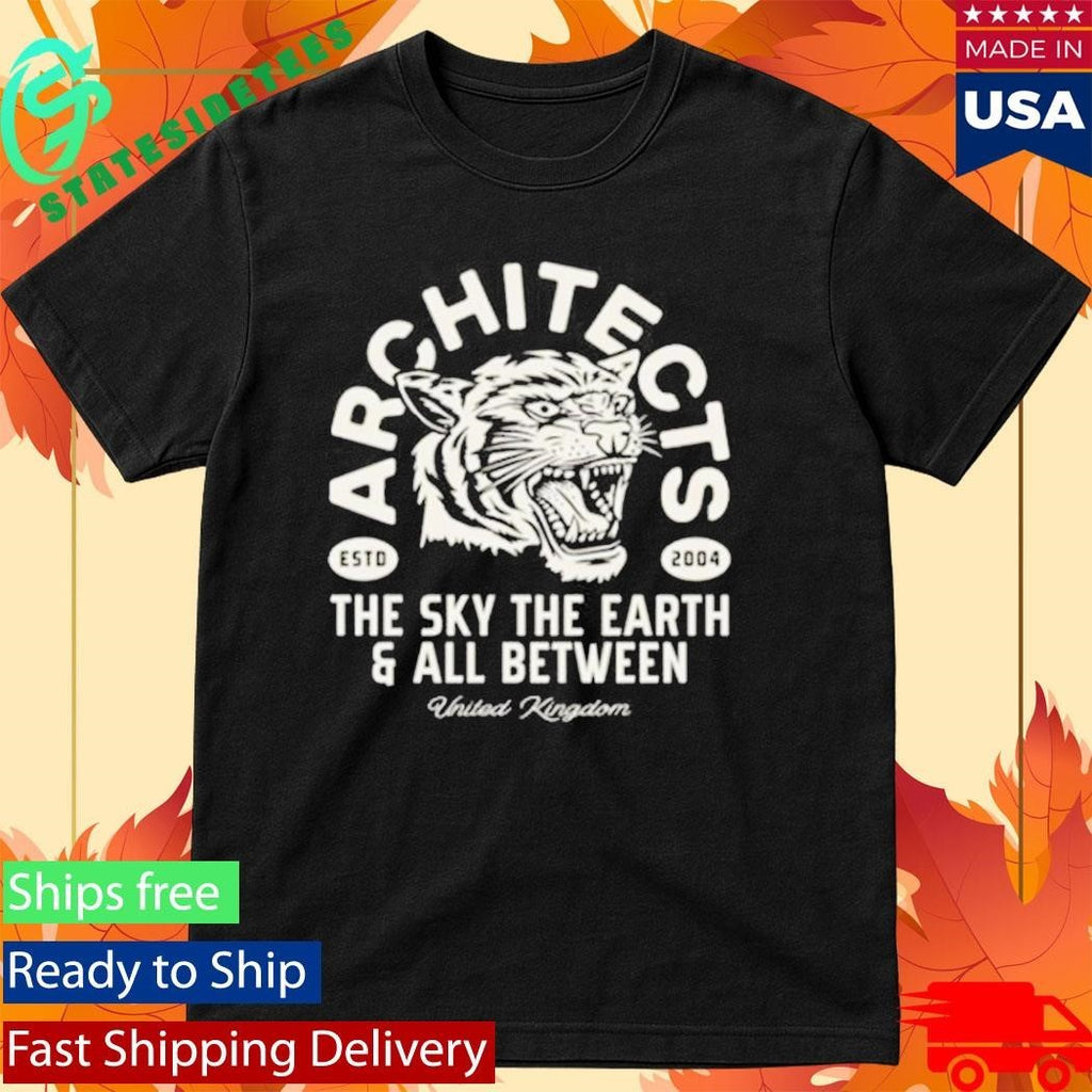 Architects Diamond Tiger The Sky The Earth And All Between T-Shirt