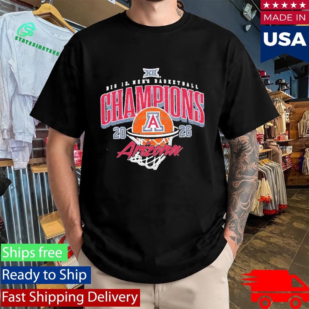 Arizona Mens Big 12 Tournament Champs 2026 Shirt