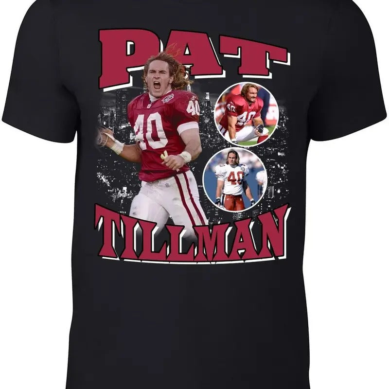 Arizona Pat Tillman Bootleg Style T-Shirt