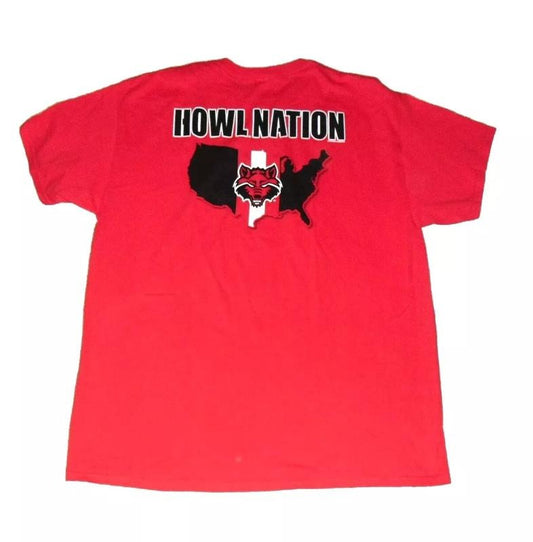 Arkansas State Red Wolves Howl Nation NcaaUnisex T-shirt Sweatshirt Hoodie 15