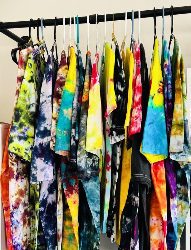 Artist Picks: Tie Dye T-Shirt - Unisex - Cotton Menswear Casual Top T-shirt Soft Streetwear Hoodie, Sweatshirt
