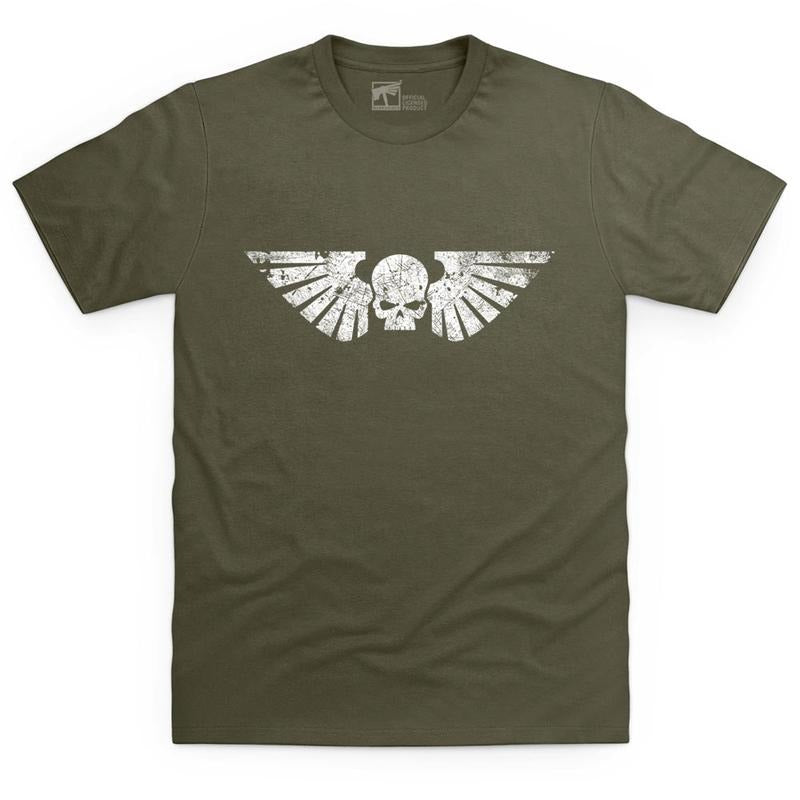 Astra Militarum Battleworn Insignia T Shirt - WARHAMMER MERCH