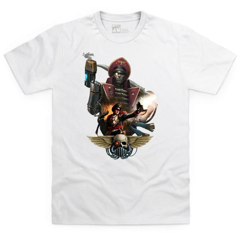 Astra Militarum Commissar T Shirt - WARHAMMER MERCH