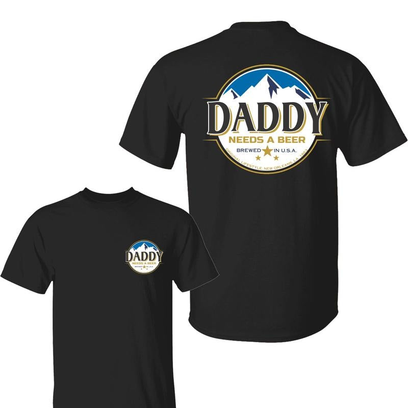 Athletic Daddy Pappy Needs Beer Logo Busch Shirt, Fathers Day Shirt, Graphic Tee For Men, For Women Hoodie, Sweatshirt