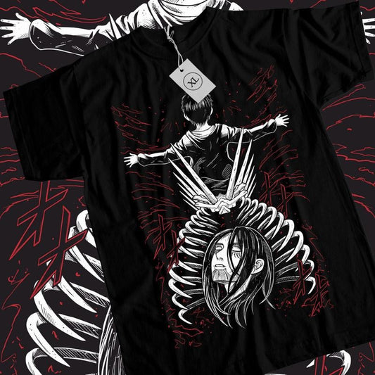 Attack On Titan Anime T-shirt & Sweatshirt, Eren Yeager AoT Graphic Tee, Anime Manga Lover Gifts
