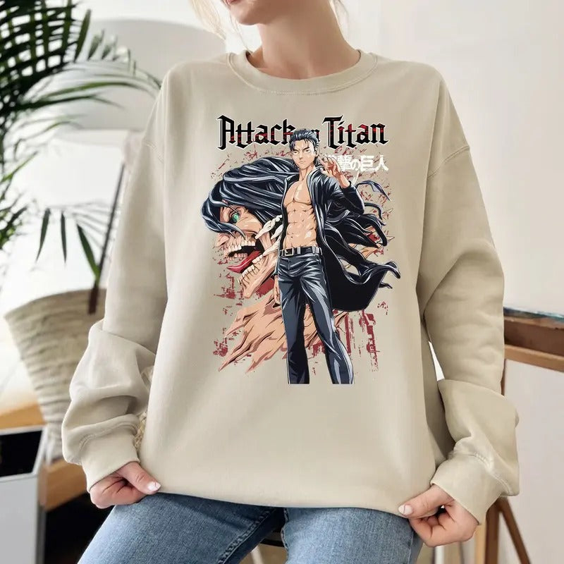 Attack On Titan Fan Art Anime Unisex T-Shirt, Sweatshirt, Hoodie
