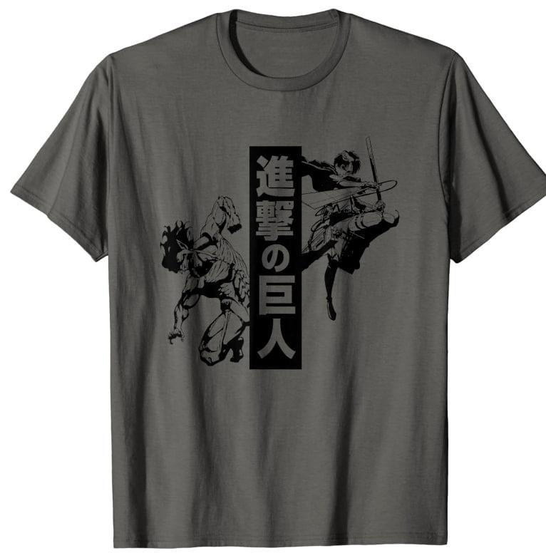 Attack on Titan Season 2 Eren Jaeger and Titan Form T-Shirt Menswear Top Hoodie, Sweatshirt | DripVista.com