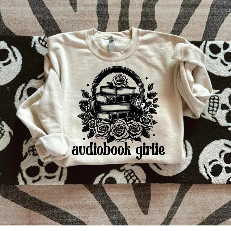 Audiobook Girlie DTF Transfers - THIS IS NOT A SHIRT