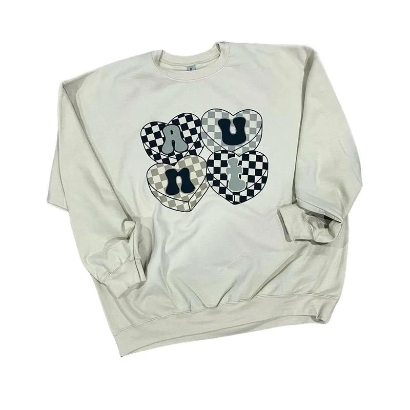 Aunt Hearts Sand Crewneck unisex fit Cotton Sweaters sweatshirt T-Shirts, Hoodie | DripVista.com