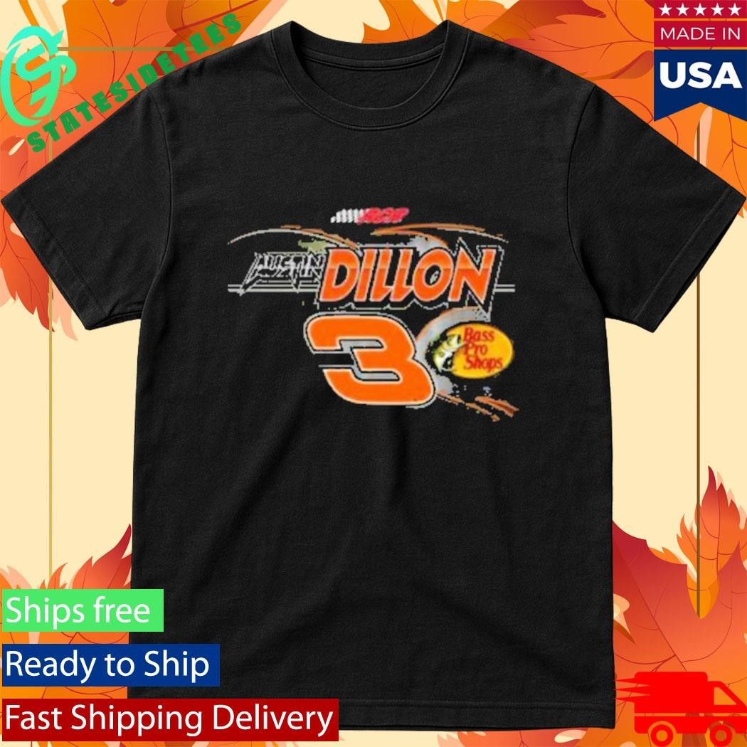 Austin Dillon 2026 Bass Pro Shops Winchester Black 2-Spot Shirt