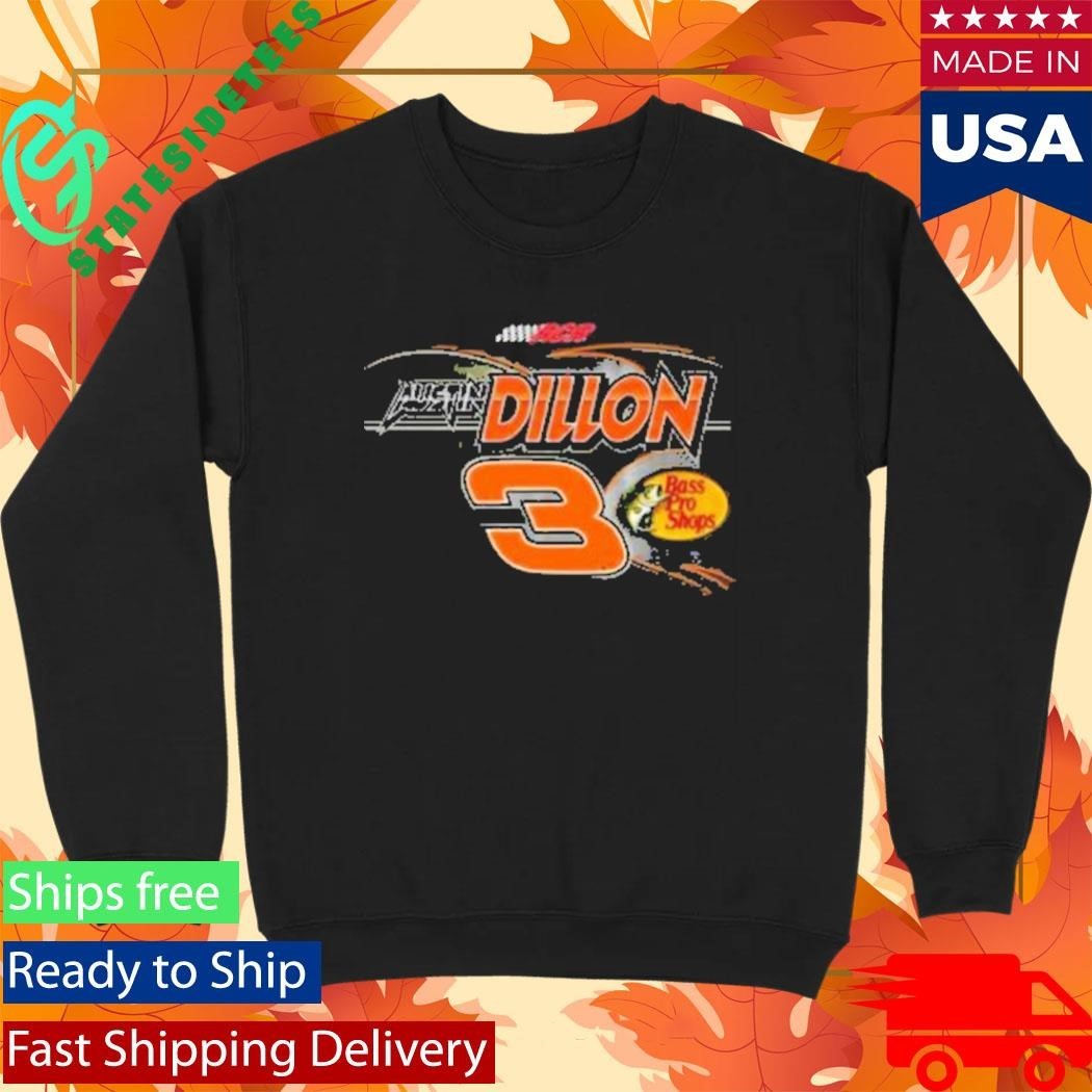 Austin Dillon 2026 Bass Pro Shops Winchester Black 2-Spot Shirt