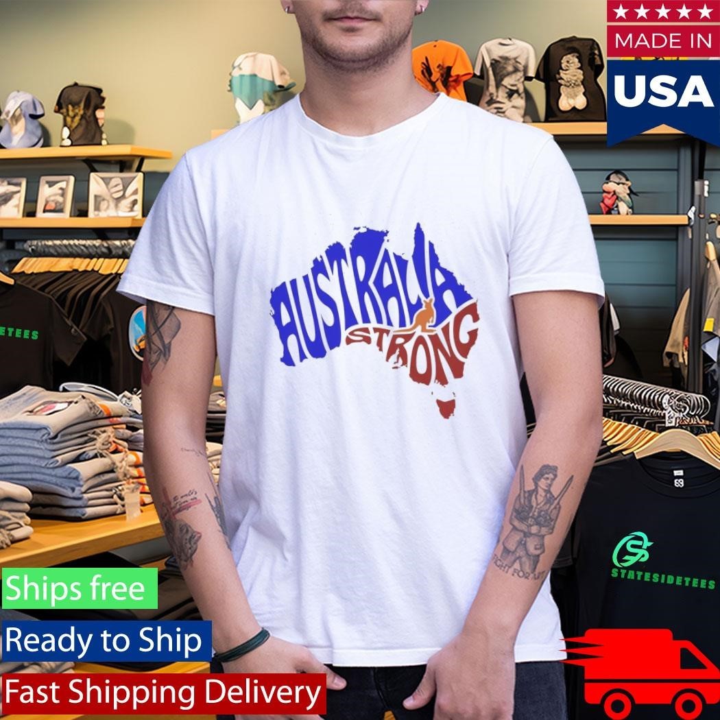 Australia Strong Map Shirt