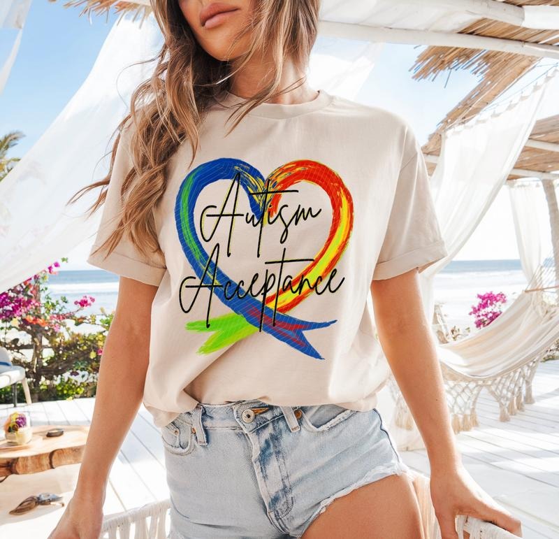 Autism Acceptance DTF Transfers - THIS IS NOT A SHIRT