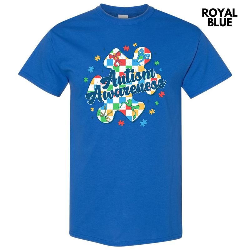 Autism Awareness Gildan Short Sleeve T-Shirt 'NLB' Hoodie, Sweatshirt | DripVista.com