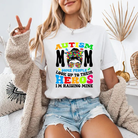 Autism Mom Sweatshirt, Proud Autism Parent Crewneck, Autism Awareness Gift, Support Autism Clothing, Autism Mama Shirt Women