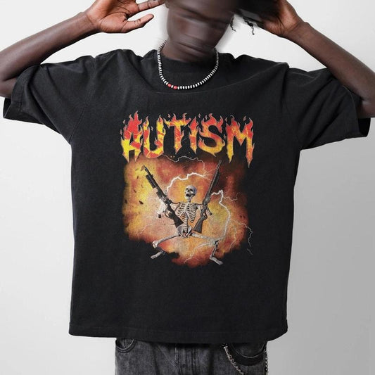 Autistic Funny Skeleton Shirt, Autism Edgy Skeleton Meme, Oddly Specific Shirt, Offensive Gifts shirts, Cursed shirts, Inappropriate Shirts